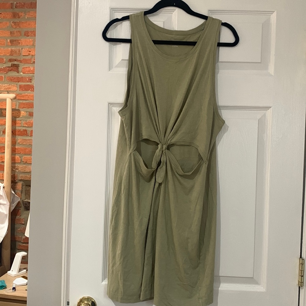 Green Cutout Dress